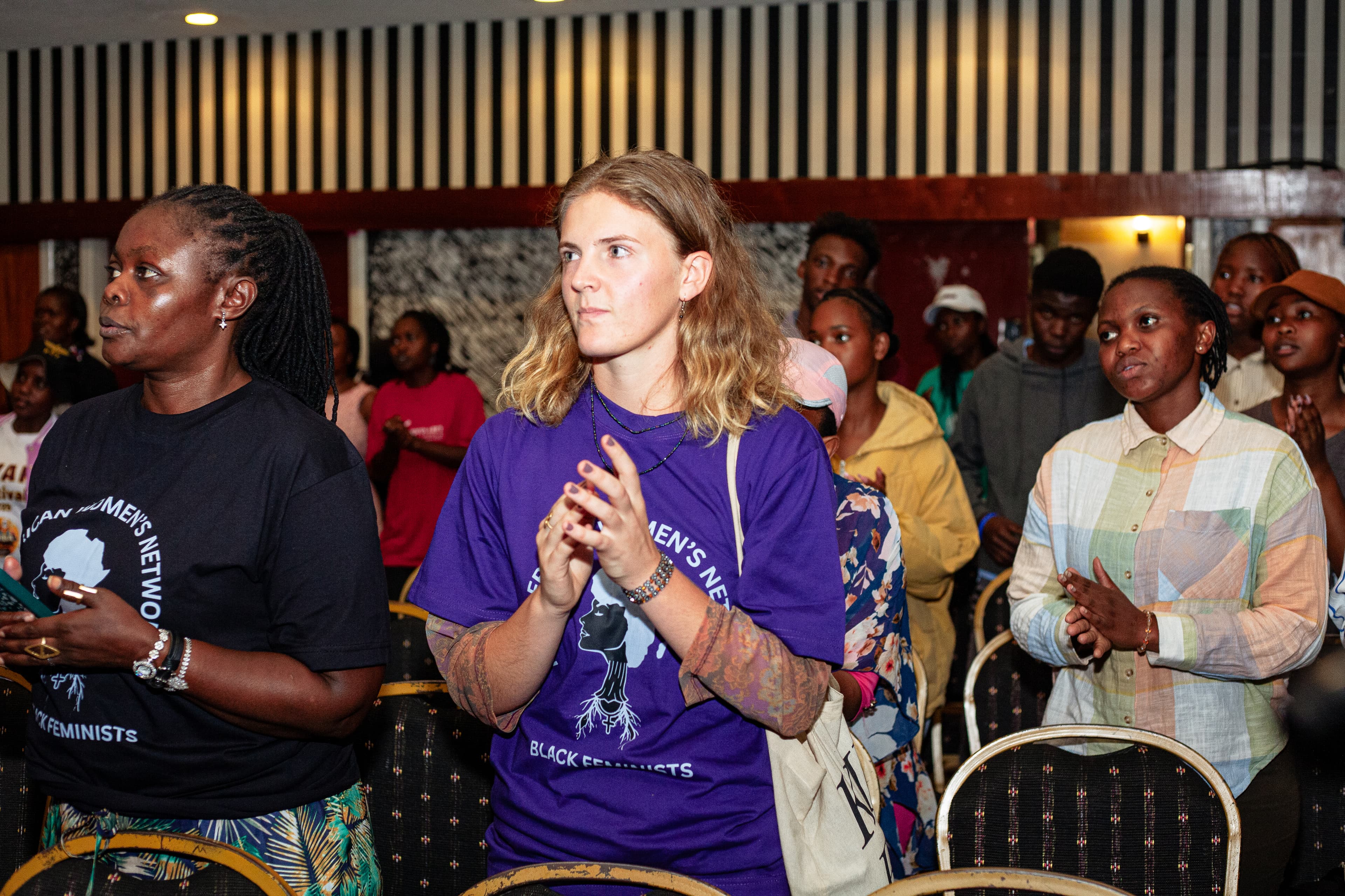 Women participating in a workshop